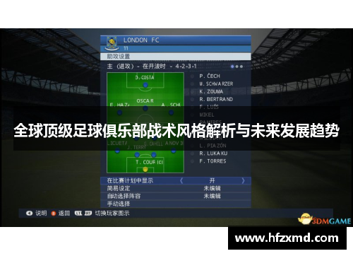 全球顶级足球俱乐部战术风格解析与未来发展趋势